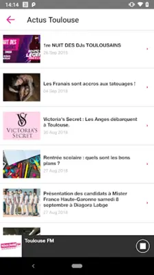 Toulouse FM android App screenshot 1